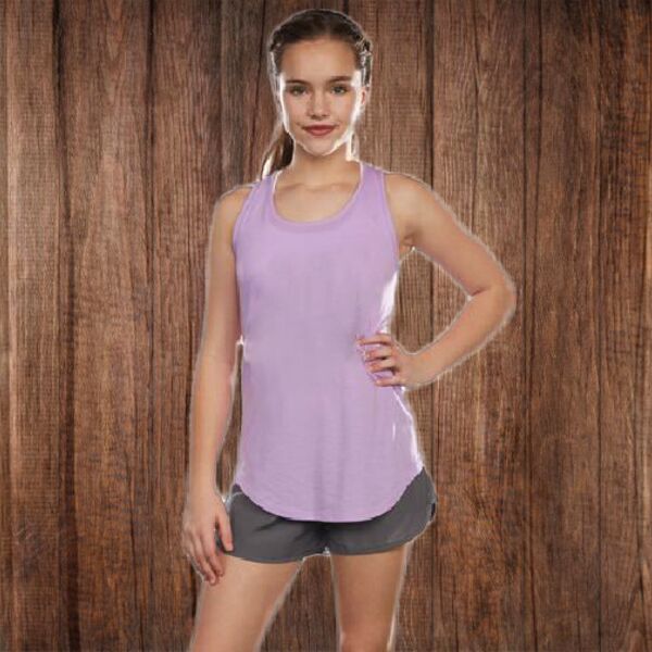 3079 Girls' Lux Tri-Blend Tank Thumbnail